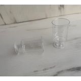 May Cup Shot Bardağı Lohusa Şerbet Ikram Bardağı Kahve Yanı 45CC Ayaklı Bardak 80 Adet Sunumluk KÜÇÜKTÜR Ölçülüdür - 45 ml