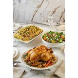 MAY HOME 3 Parça Porselen Lüks Tabak Kase Seti & Salata Yemek Meze Servisliği