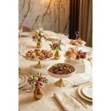 MAY HOME 3'Lü Porselen Modern Tabak Kase Sunum Seti & Salata Yemek Meze İkramlık Servisliği