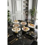 MAY HOME 6 Parça Porselen Sofra Sunum Seti & Yemek Tabağı Salata Kasesi Kurabiyelik Oval Meze Tabağı