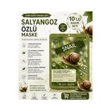 May Island Salyangoz Özlü Yüz Maskesi 10’lu – Yoğun Onarıcı & Yenileyici Kore Kağıt Maske | Cilt Bariyer Bakımı