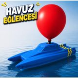 Maya 3d Studio Katamaran Balon Su Oyuncağı - Beyaz