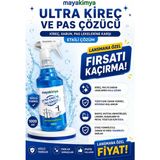 Maya Kimya Ultra Kireç ve Pas Sökücü, Kireç, Sabun ve Pas Lekelerine Karşı Etkili Çözüm 1000 ml - 1 lt