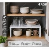 MAYAGLORY ( 4 Adet ) Dolap Içi Düzenleyici Organizer Mutfak Tezgah Banyo Düzenleme Bardak Tabak Düzenleyici