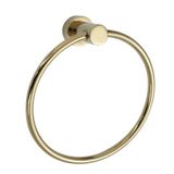 Mayaglory Elegance Serisi Gold Halka Havluluk, 7,5x19x20cm, PVD Kaplama, Pirinç Malzeme