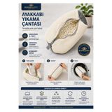 Mayaglory Mega Boy Profesyonel Ayakkabı Yıkama Çantası – Özel Dolgulu Makarna Kumaşlı -Büyük Boy Çamaşır Yıkama Filesi-Fermuarlı Ayakkabı Yıkama Çantası