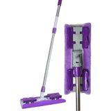 Mayaglory Sihirli Yer Mopu Fayans Duvar Yüzey Temizlik Mikrofiber Mandallı Mop, Teleskopik Saplı İstediğin Bezi Tak Kullan +1 Yedek Bezli