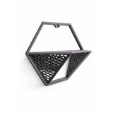 Mayah Concept Duvar Tipi Üçgen Dekoratif Raf – Modern Petek Desenli (3D Baskı)