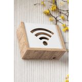 mayastyle Modem Saklama Kutusu Duvar Düzenleyici Aksesuar Uzunluk 21 Cm Genişlik 27 Derinlik 11 Cm (MDF)