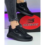Mayback. Erkek Konforlu.iç Taban Yazlık Bağcıklı Sneaker Spor Ayakkabı - Siyah-169269