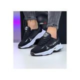 mayback erkek siyah beyaz hafif taban konforlu iç taban bağcıklı yazlık sneaker spor ayakkabı