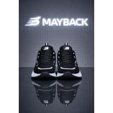 Mayback Erkek Spor Günlük Yazlık Ortopedik Ayakkabı - Siyah-Beyaz