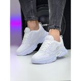Mayback Unisex Comfort Taban Bağcıklı Yazlık Günlük Sneaker Spor Ayakkabı - Beyaz-101940127