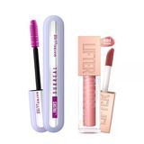 Maybelline Falsies Surreal Maskara + Lifter Gloss 003 Moon Dudak Parlatıcısı