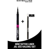 Maybelline Hyper Precise All Day Eyeliner + Mini Tattoo Liner Jel Göz Kalemli Set