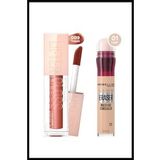 Maybelline Instant Anti-Age Eraser 01 Light Kapatıcı+Lifter Gloss 009 Topaz Dudak Parlatıcısı