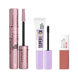 Maybelline Lash Senseational Sky High Maskara & Super Lock Kaş Sabitleyici Maskara & Super Stay 65 Mini Fondöten Hediyeli