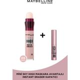 Maybelline New York 05 Brighten Instant Anti Age Eraser Kapatıcı ve Mini Sky High Maskara Özellikli Makyaj Seti