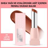Maybelline New York 09 Latte Crush Lifter Glaze Shea Yağı ve Hyalüronik Asit İçeren Renkli Dudak Balmı