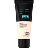 Maybelline New York 100 Warm Ivory Fit Me Matte Fondöten