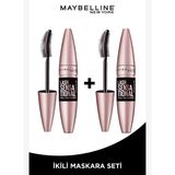 Maybelline New York 2'li Lash Sensational Yelpaze Etkili Intense Black Maskara - Ekstra Siyah