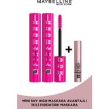 Maybelline New York 2'li Maybelline New York Lash Sensational Firework Maskara + Sky High Mini Maskara