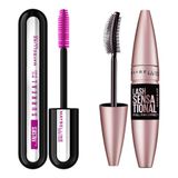 Maybelline New York Falsies Surreal Meta Black Maskara & Lash Sensational Yelpaze Etkili Intense Black Maskara Makyaj Seti