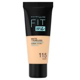 Maybelline New York Fit Me 115 30 ml Ivory Matte ve Poreless Fondöten