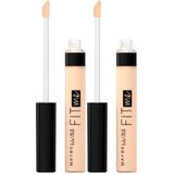 Maybelline New York Fit Me Kapatıcı, 10 Light (6.8 ml) (2 paketi)