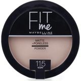 Maybelline New York Fit Me Matte Poreless 115 Ivory Pudra