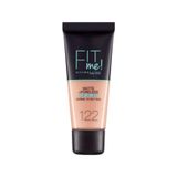 Maybelline New York Fit Me Matte + Poreless Foundation 122 Creamy Beige 30 ml Mat Fondöten