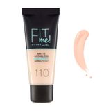 Maybelline New York Fit Me Matte+Poreless 110 Porcelain Fondöten