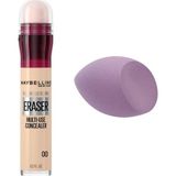 Maybelline New York Instant Anti Age Eraser Kapatıcı, 00 Ivory, 6.8 ml & Hediye Makyaj Süngeri - 0-Ten