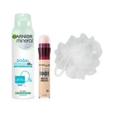 Maybelline New York Instant Anti Age Eraser Kapatıcı, 00 Ivory, 6.8 ml & Mineral Doğal Ferahlık Sprey Deodorant & Duş Lifi Hediyesi