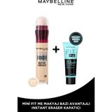 Maybelline New York Instant Anti Age Eraser Kapatıcı - 00 Ivory + Fit Me Primer Matte Mini