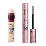 Maybelline New York Instant Anti Age Eraser Kapatıcı - 00 Ivory & Lash Sensational Sky High Maskara Makyaj Seti