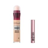 Maybelline New York Instant Anti Age Eraser Kapatıcı 01 Light 6.8 m & Mini Lash Sensational Sky High Maskara Makyaj Seti