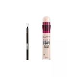 Maybelline New York Instant Anti Age Eraser Kapatıcı 03 Fair & Mini Tattoo Liner Gel Pencil Makyaj Seti