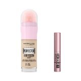 Maybelline New York Instant Perfector Glow 4 Etki 1 Arada Fondöten - 01 Light & Mini Lash Sensational Sky High Maskara Makyaj Seti