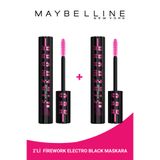 Maybelline New York Lash Sensational Firework Electroblack Maskara x 2 Adet