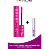 Maybelline New York Lash Sensational Firework Maskara + Falsies Surreal Mini Maskara - Siyah