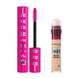 Maybelline New York Lash Sensational Firework Maskara & Instant Anti Age Eraser Kapatıcı - 001 Light Makyaj Seti