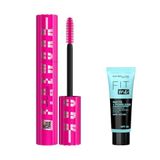 Maybelline New York Lash Sensational Firework Maskara & Mini Fit Me Matte - Poreless Matlaştırcı Makyaj Bazı Makyaj Seti