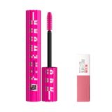 Maybelline New York Lash Sensational Firework Maskara & Mini Super Stay Matte Ink Likit Mat Ruj - 15 Lover Makyaj Seti