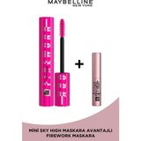 Maybelline New York Lash Sensational Firework Maskara + Sky High Mini Maskara - Siyah