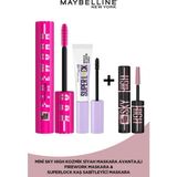 Maybelline New York Lash Sensational Firework Maskara + Super Lock Kaş Sabitleyici Maskara + Sky High Cosmic Mini Maskara
