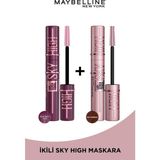 Maybelline New York Lash Sensational Sky High Burgundy Haze Maskara & Lash Sensational Sky High Kahverengi Maskara