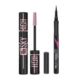 Maybelline New York Lash Sensational Sky High Cosmic Black Maskara Hyper Precise All Day 701 Matte Onyx Mat Siyah Eyeliner