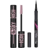Maybelline New York Lash Sensational Sky High Cosmic Black Maskara + Hyper Precise All Day Eyeliner 701 Matte Onyx Mat Siyah - 001 Brown