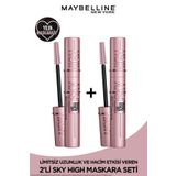 Maybelline New York Lash Sensational Sky High Maskara 2'li Set